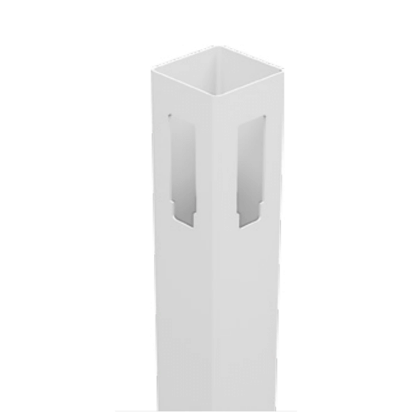 Hamptons Style Fence Post 90 Degree White PVC Fence Post