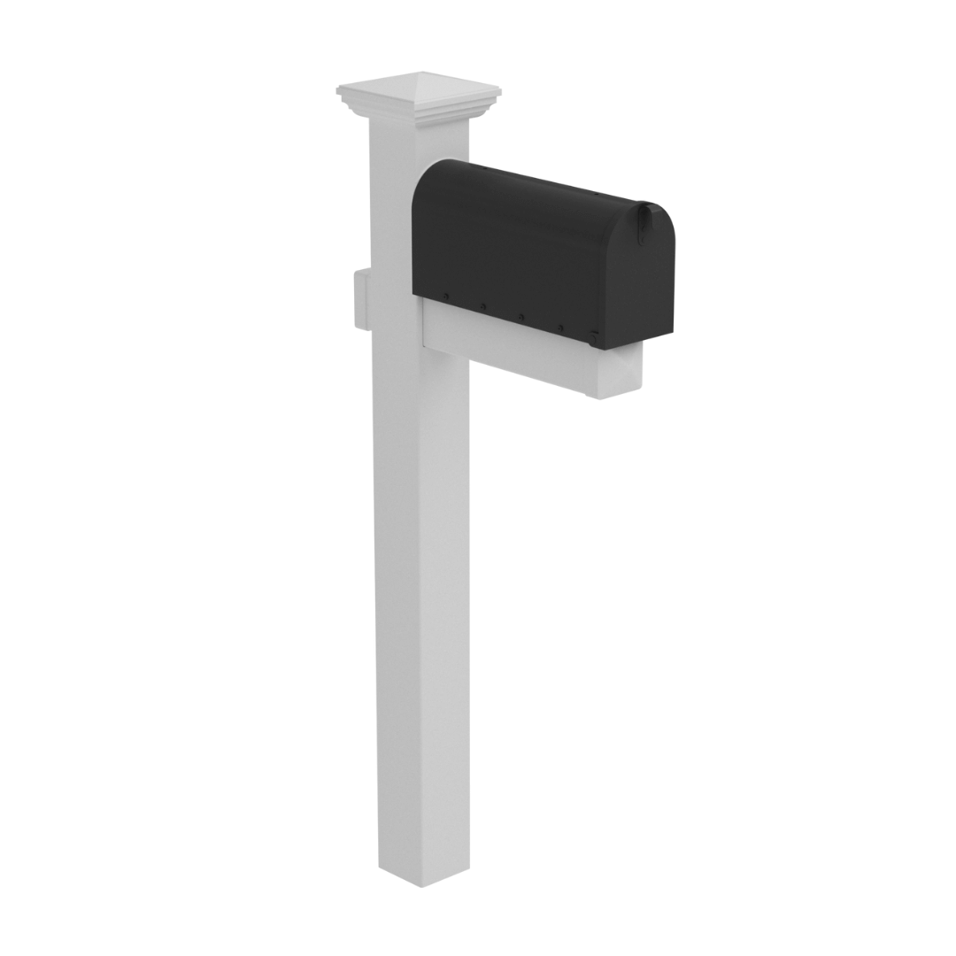 PVC Hamptons Post Mounted Letterbox Buy New Letterbox